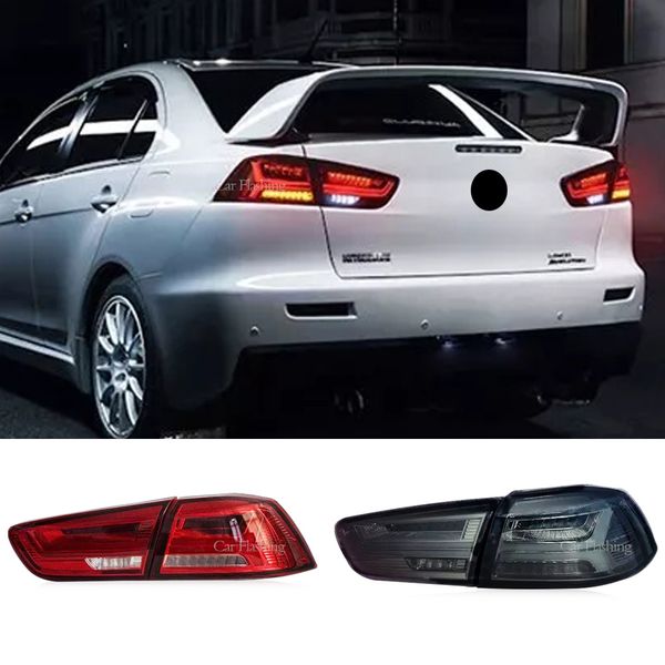 Lampada posteriore a LED auto per Mitsubishi Lancer Evo X 2008 - 2017 Lampada segnale posteriore della tornio posteriore STOP STOR Lampada del freno Accessori automatici