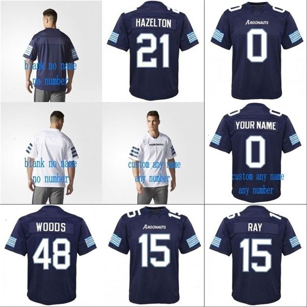 MMit88 2018 New Style Toronto Argonauts 15 Ricky Ray 48 Bear Woods 21 Hazelton Mens Womens Youth 100% maglie da calcio personalizzate cucite