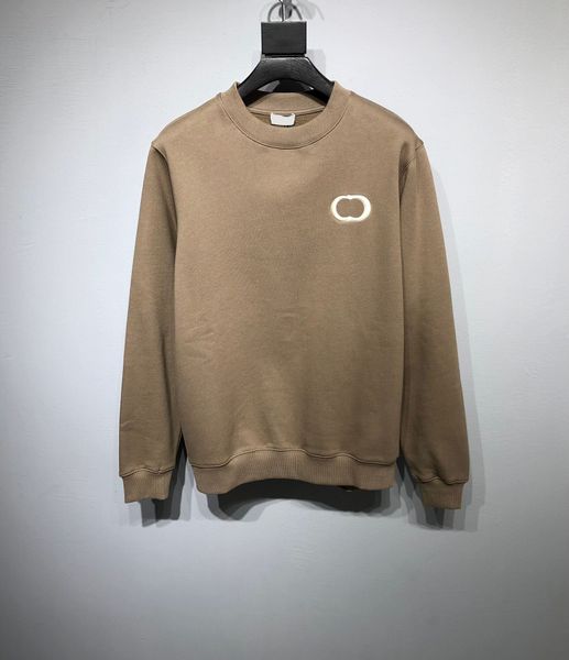 

men's plus tees & polos letter knitted sweater in autumn / winter 2022 knitting machine e custom detail crew neck cotton 31we, Black;brown