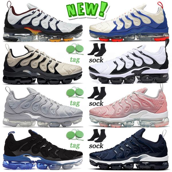 

tn plus tuned mens women running shoes hyper royal platinum midnight navy light bone black white cool grey bleached coral sneakers trainers