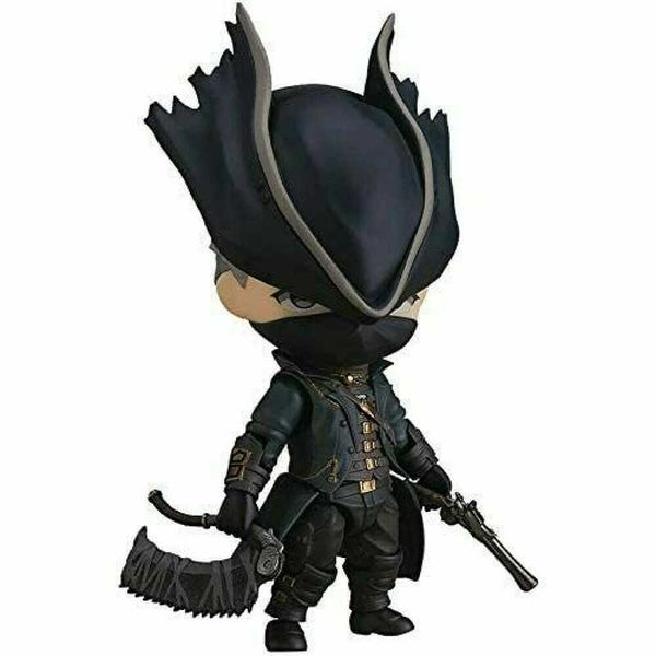 

huiya01 q version anime bloodborne the old hunter sickle hunter #1279 pvc action figure toy cute collection model doll children gifts q0722