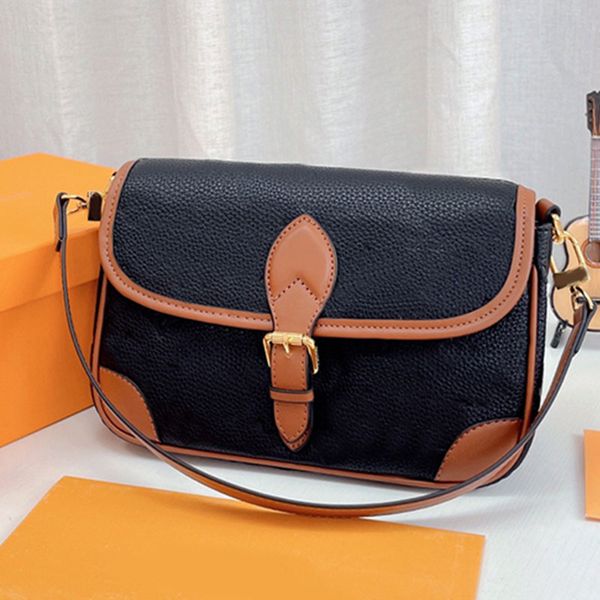 

embossing cowhide crossbody bag patchwork message bags lady handbag genuine leather hasp hardware embroidery letter detachable wide strap