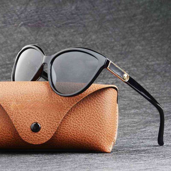 Дизайнерские брендовые солнцезащитные очки для мужчин и женщин, роскошные поляризованные женские солнцезащитные очки Hd, модные женские винтажные дизайнерские очки «кошачий глаз», женские солнцезащитные очки