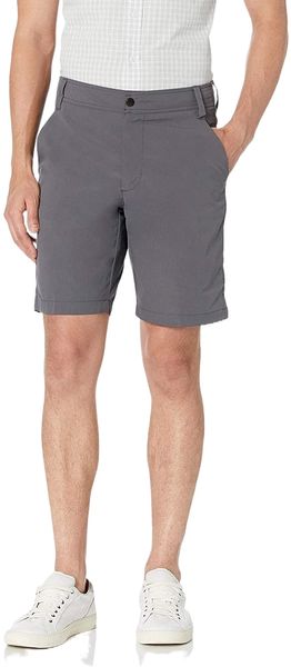 

essentials men's slim-fit hybrid tech 9" short b7yt#, White;black