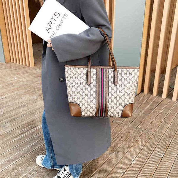 

69% off new designer luxury bags fashionable canvas stitched texture backpack new trend one handbag foreign style tote