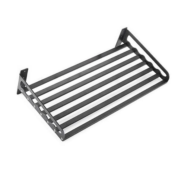 Ganci Rails Rack da parete in metallo da cucina Scaffale per forno a microonde Organizzatore Scaffale da banco Bakers