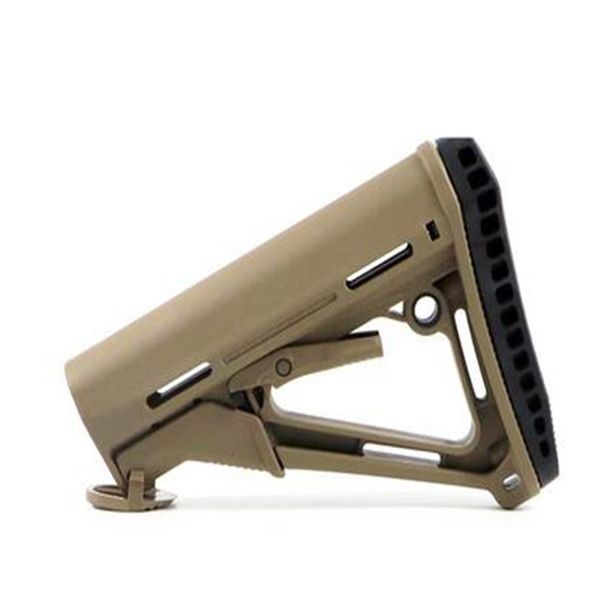 

mp pts ctr nylon carbine stock .223 commercial spec 6 position collapsible buttstock bpts ctrlack tan od green288o