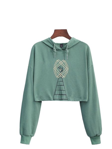 

x gina marie ratliff designs figure graphic drop shoulder hoodie e9vj#, Black