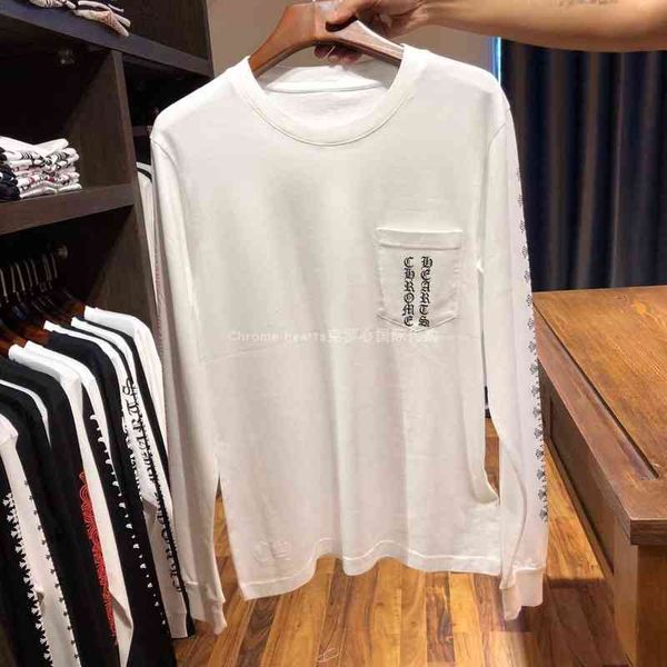 

short chrxspring & summer croxin sleeve t-shirt cross loose for couples, Black
