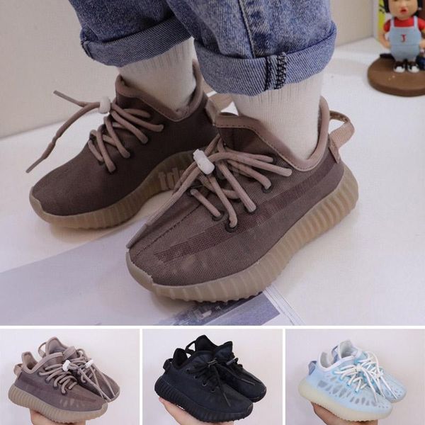

kanyes kids athletic outdoor shoes kany toddlers trainers v2 clay black triple white antlia yezzzy yeesy yeezie yezzies''350 35 v2