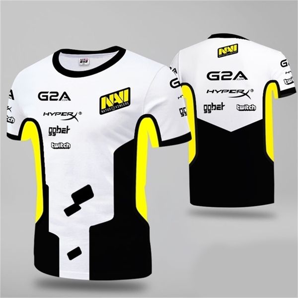 Sommer Navi T-Shirt Männer Frauen Tees Tops Jersey Natus Vincere Esports Team T-Shirt Spiel CSGO Pro Player Streetwear Uniform 220610