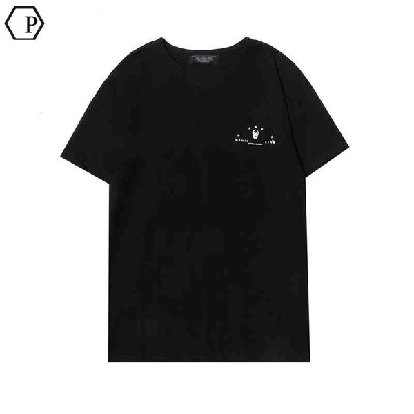 

men's t-shirts phillip plain men designer pp skull diamond t shirt short sleeve dollar brown bear brand tee o-neck skulls tshirt tees 2, White;black
