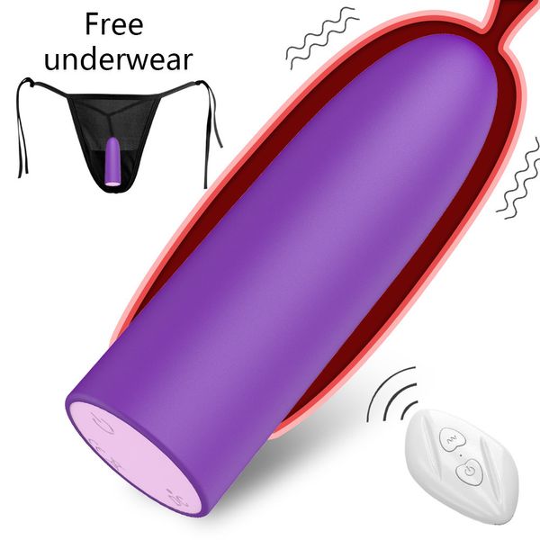 Mini Bullet Vibrator für Frauen Fernbedienungskontrolle Körpermassagel -Riemen am vibrierenden Höschen sexy Unterwäsche Erwachsene sexy Spielzeugliebhaber Spiele