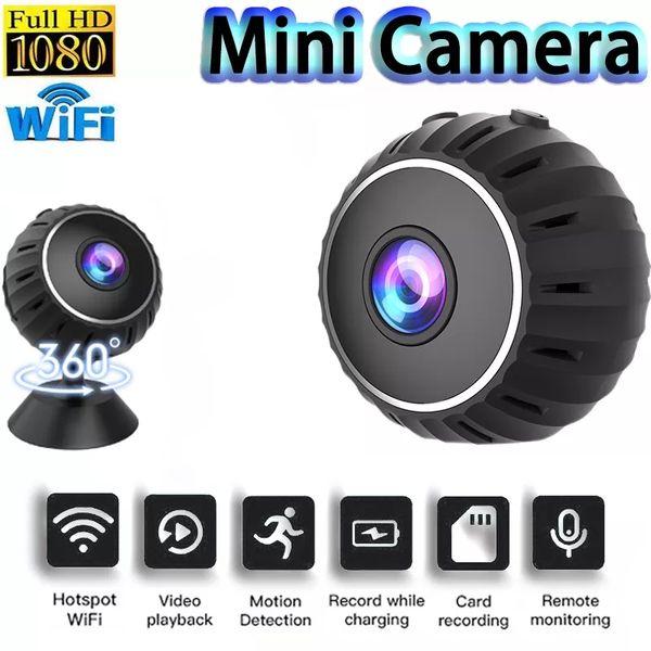 Mini WIFI Sicurezza Oculta Telecamera Micro Cam DVR Sorveglianza domestica intelligente Espia Hiden Action Piccolo videoregistratore