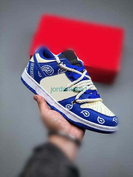 

skateboard shoes duks low blue white pairsley snrks new color outdoor running trainers ship with box