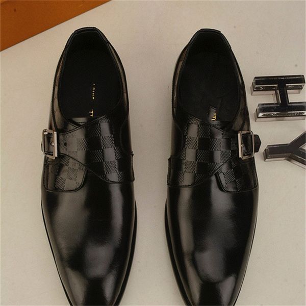 

28 style new classic man pointed toe dresses shoes mens genuine leather black wedding shoes oxford formal shoe designer luxury dress loafers