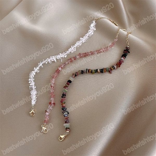 

fashion irregular crystal beaded strands bracelets for women sweet temperament bracelets&bangles charms jewelry, Golden;silver