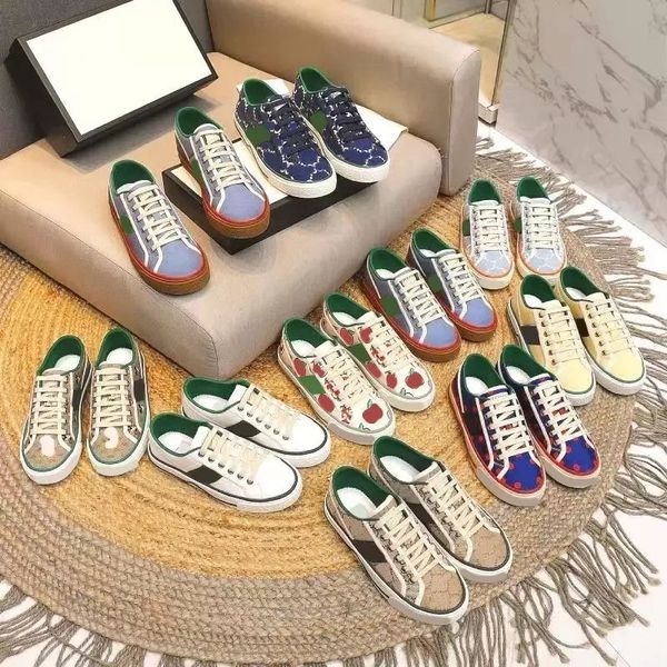 

ace shoes stripe design 1977 embroidered mens real leather sneakers woman man casual shoes, Black