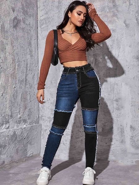 

selling stitched jeans women's straight pants fashion brand, Blue