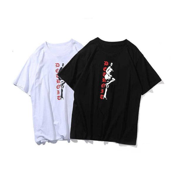 

fashion t shirt men women t-shirt mens designer black white short sleeve 19ss tees size s-xl, White;black