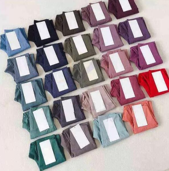 

lu pants & capris uk4s spring womens designers legging yoga leggings high waist align sports gym wear 21ss elastic fitness lady overall full, Black