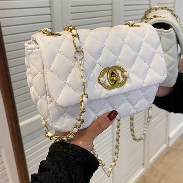 

this year's popular bag women's summer versatile 2022 new fashion lingge chain messenger small square 75% off shop for sale