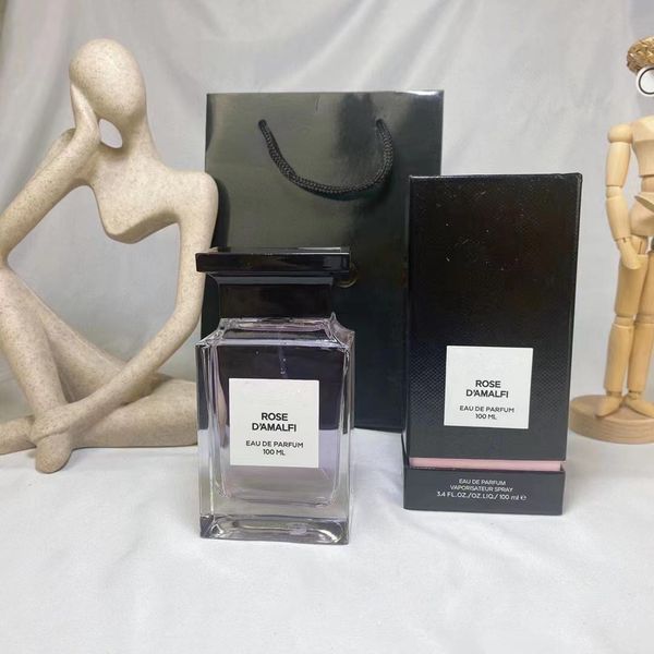 New Man Perfume Fragrance Rose DAmalfi Духи для женщин 50 мл 100 мл EDP Eau De Parfum Spray Долговечный известный бренд Clone Perfumes Designer Cologne Wholesale