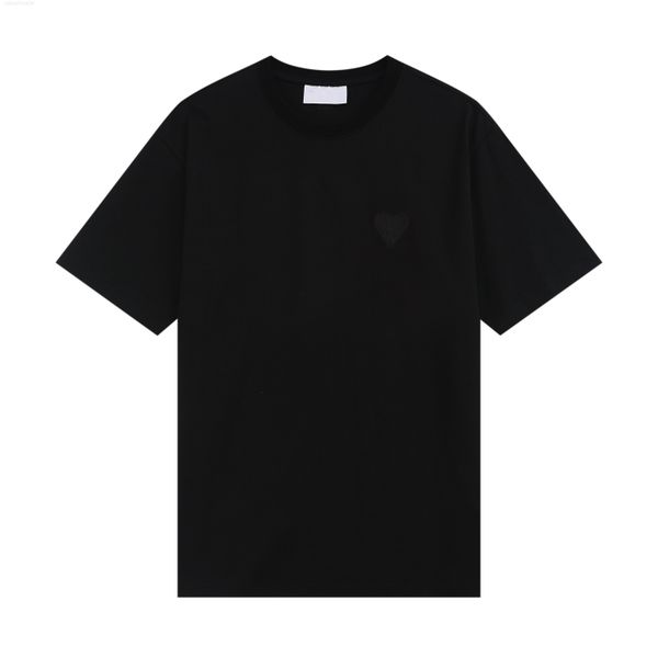 

2022 amis mens women designers t shirt fashion men s tshirt man clothing 01, White;black