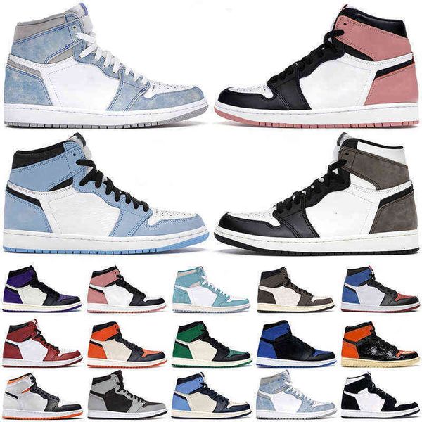 

jumpman men women outdoor shoes 1s high og 1 hyper royal university blue dark mocha gym red mens trainer sports sneakers