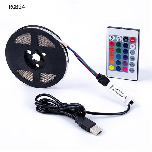 Strips Ankunft USB LED Strip Light DC 5V SMD 3528 Wasserdicht für Wohnzimmer -Fernseher Hintergrund beleuchtet