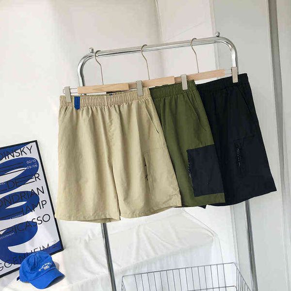 

22 year old 's new letter woven cropped shorts trend- versatile fashion- commuting 051807, Black;white