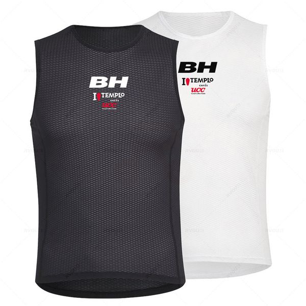 BH Maglia da uomo senza maniche a strati base Maglietta da ciclismo ad asciugatura rapida MTB Gilet da bici Compressione Abbigliamento sportivo da bicicletta Taglia asiatica 220507