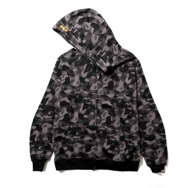

men's hoodies & sweatshirts autumn and winter men's casual camouflage fleece hooded sweater ydvw, Black