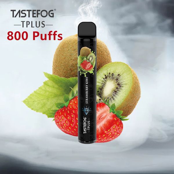 Puff descartável Vape Flex 800 Puffs Pod E Caneta de Cigarro TPD CE RoHS Aprovado Tastefog Tplus Atacado 11 Sabores Inglês Pacote Espanhol