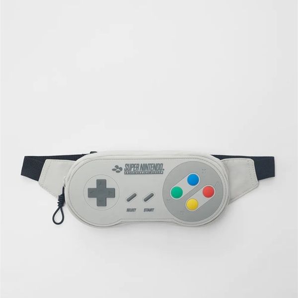 

creative game console design waist bags for women s funny fanny pack kids mans belts bag cute female 220713