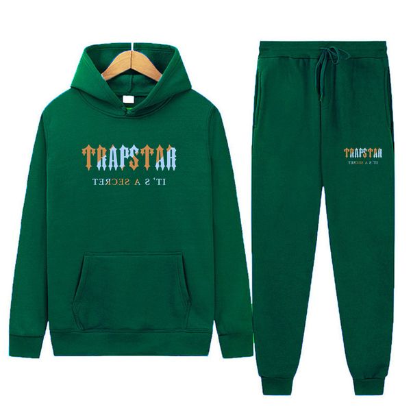Designer Trapstar Tute Tute da uomo 2022 Abbigliamento da uomo Completo Sweatershirt Set Tute Tuta di marca Set di abbigliamento sportivo casual Moda