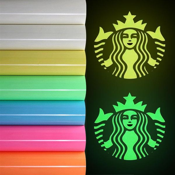 

1 sheet 25cmx100cm luminous heat transfer vinyl noctilucent heat press machine tshirt iron on htv s327s