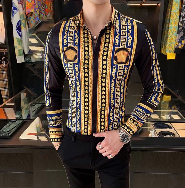 

2022men shirt long sleeve fashion mens casual shirts cotton solid color business slim fit social camisas masculina9988, White;black