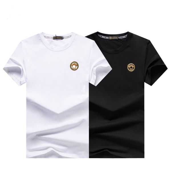 

2022 new summer fashion designer t shirts for men luxury letter embroidery women clothing short sleeved shirt teem-3xl#32, White;black