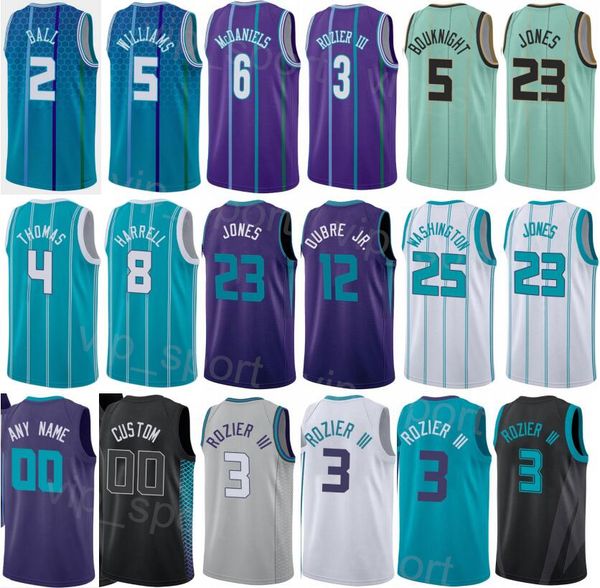 

printed man youth city earned basketball james bouknight jersey 2 jalen mcdaniels 6 mark williams 5 isaiah thomas 4 cody martin 11 mason plu, Black;red