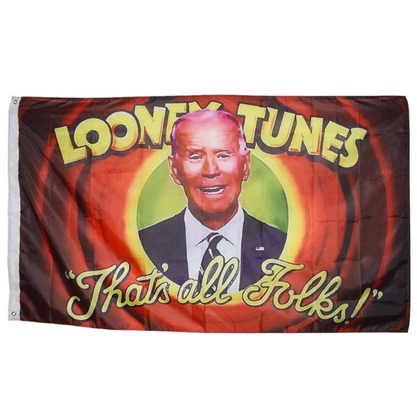 

looney tunes that's all folk biden 3x5ft flags outdoor 150x90cm banner238m