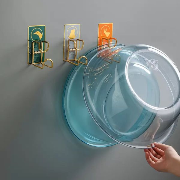 Ganci Guide Senza Punzonatura Porta lavabo da bagno Lavabi a parete Portaoggetti Porta WC Forte gancio appiccicoso Mensola a muro da cucina Organizzatore del bagno