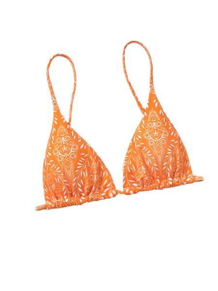 

floral print triangle bikini h8sj#, White;black