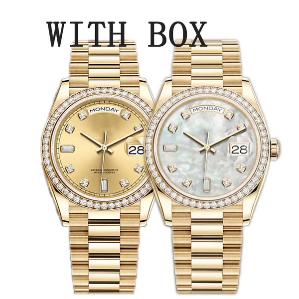 

caijiamin-montre de luxe mens automatic mechanical watch diamond watches 41mm stainless steel wristwatches waterproof luminous women watches, Slivery;brown