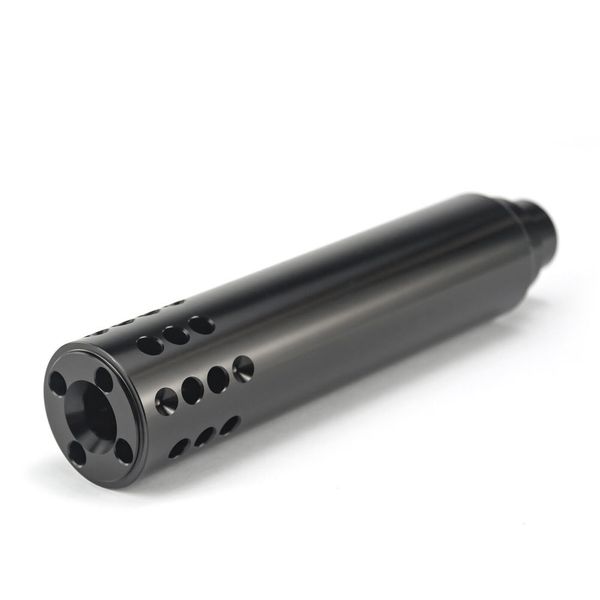 

others tactical accessories 5.5" extra long 1/2x28 linear compensator muzzle brake for .22lr .223 5.56 9mm