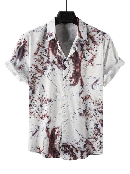 

men graphic print shirt d3vc#, White;black