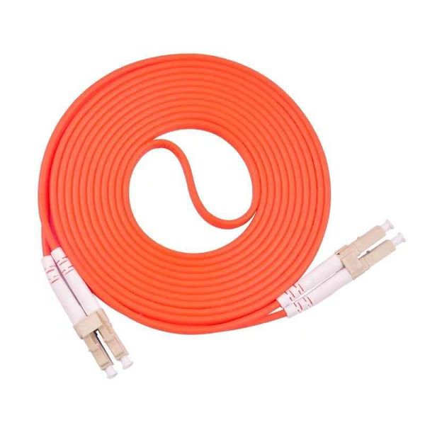 Fiber Optik Ekipman Kablo Yama Kablosu Jumper 2.0mm veya 3.0mm LC/UPC-LC/UPC Multimode Çift Çekirdek 3M 5M 10mfiber