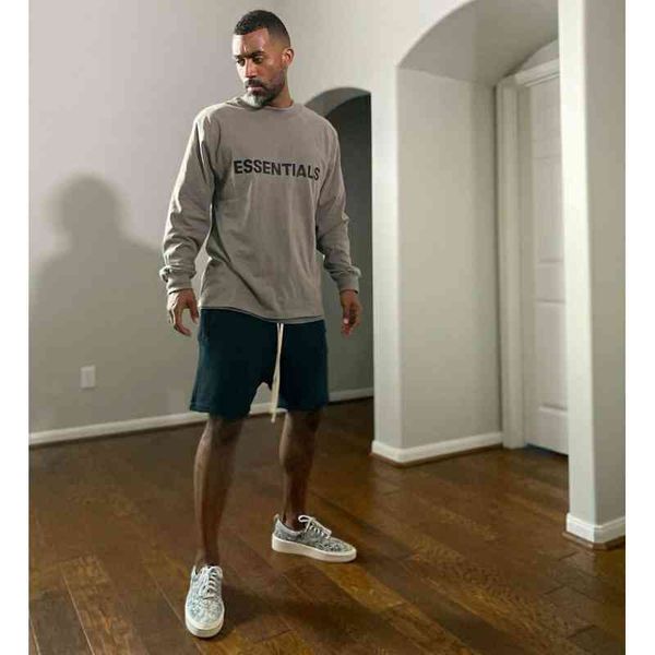 

fog feel of god thread long sleeve t-shirt men's bottoms high street fashion 2022 luxury brand fashion design sweatshirts, White;black