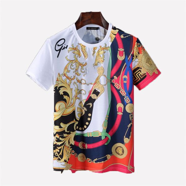 

fashion mens designer t shirt summer letter prints short sleeve couples tees poloasian code m-3xl nc61, White;black