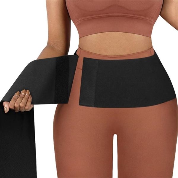 

waist trainer snatch me up bandage wrap shapewear women men slimming tummy control shaper belt body shaper stretch bands corset 220708
